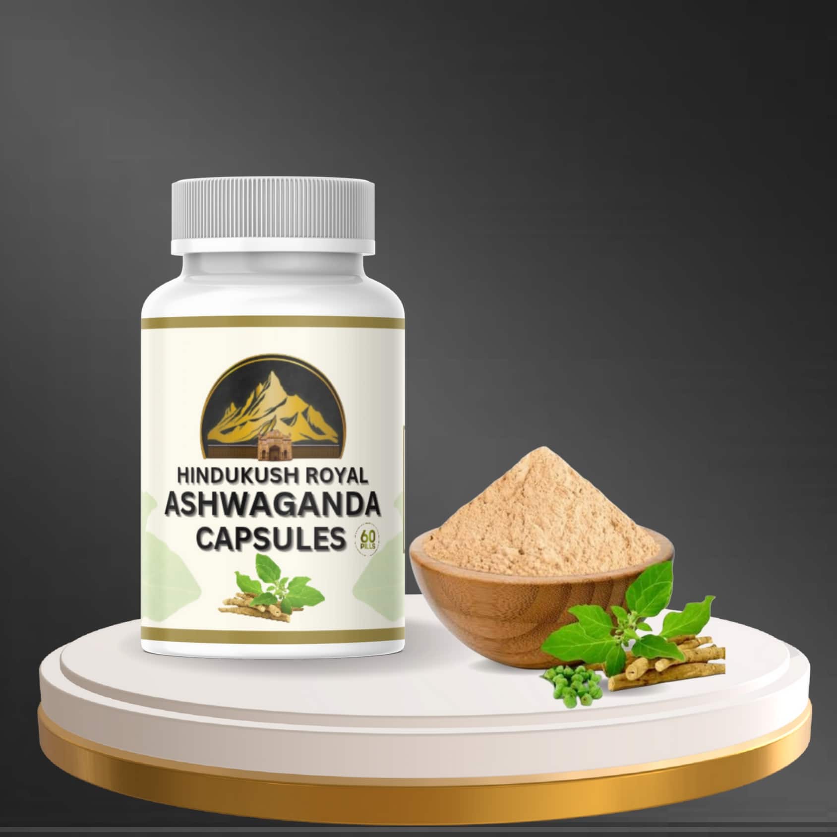 Ashwaganda Capsules (60 Pills)
